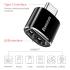Baseus USB Female to Type-C Male Adapter Converter - Black